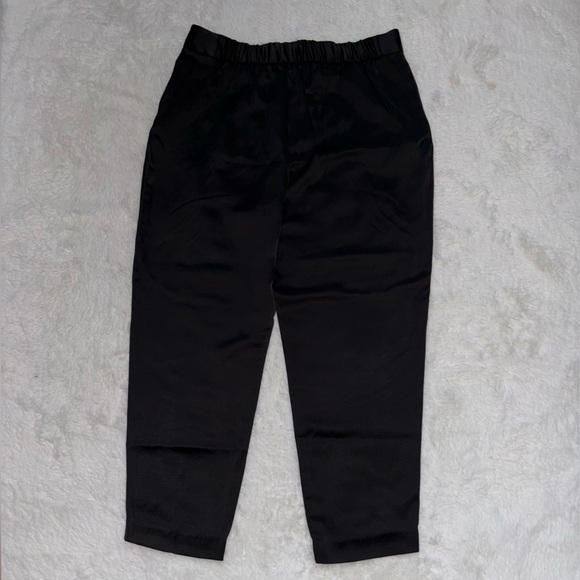 Vince Camuto Black Satin Pants - Picture 1 of 4